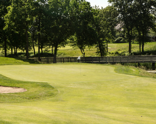 Tiffany Greens Golf Club with bridge background