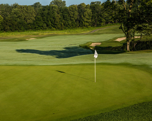 The Club at Chatham Hills tee with fairway