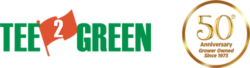 Tee 2 Green 50th Anniversary Logo