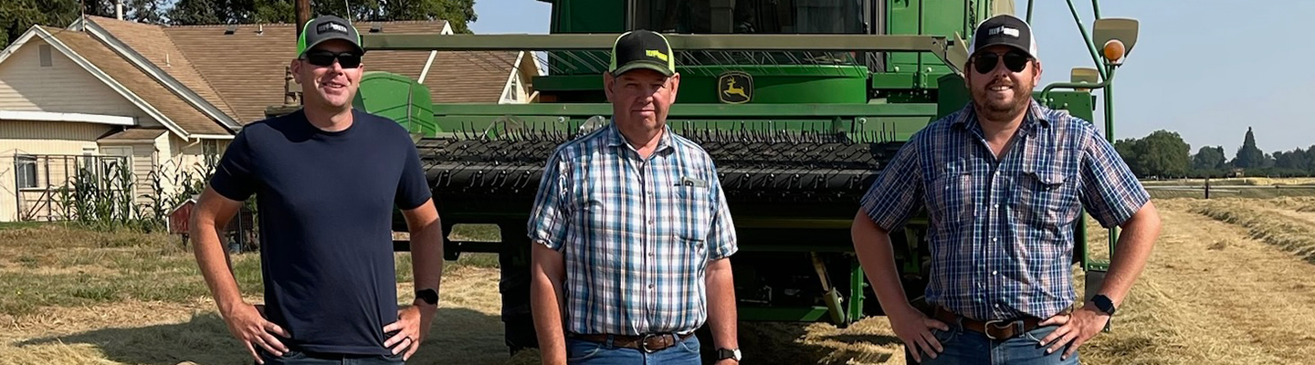 Multi-generational bentgrass seed growers.